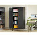 Metal Storage Cabinet with Ventilated Door – 5-Tier Adjustable Shelves