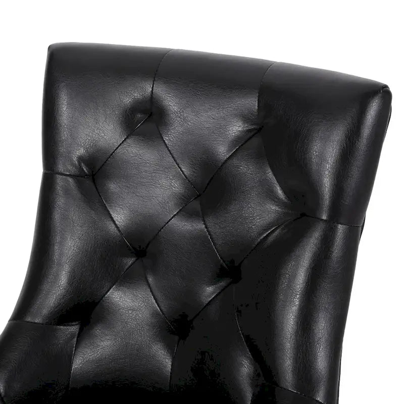 Tufted Dining Chairs with Armrests, Set of 6