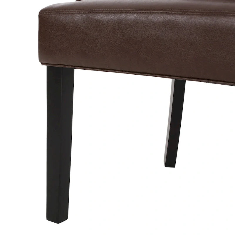 Tufted Dining Chairs with Armrests, Set of 6
