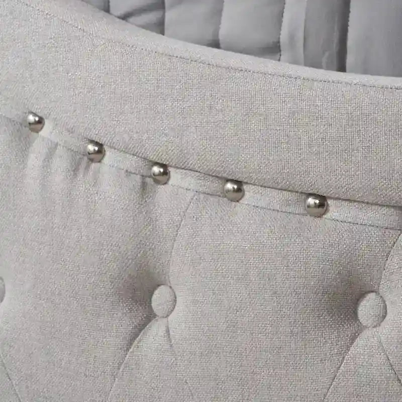 Queen Size Upholstered Tufted Platform Bed