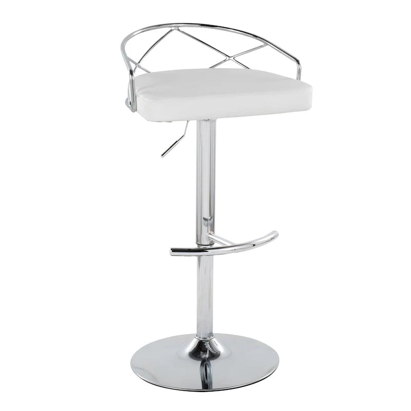 Adjustable Swivel Bar Stool (Set of 2)