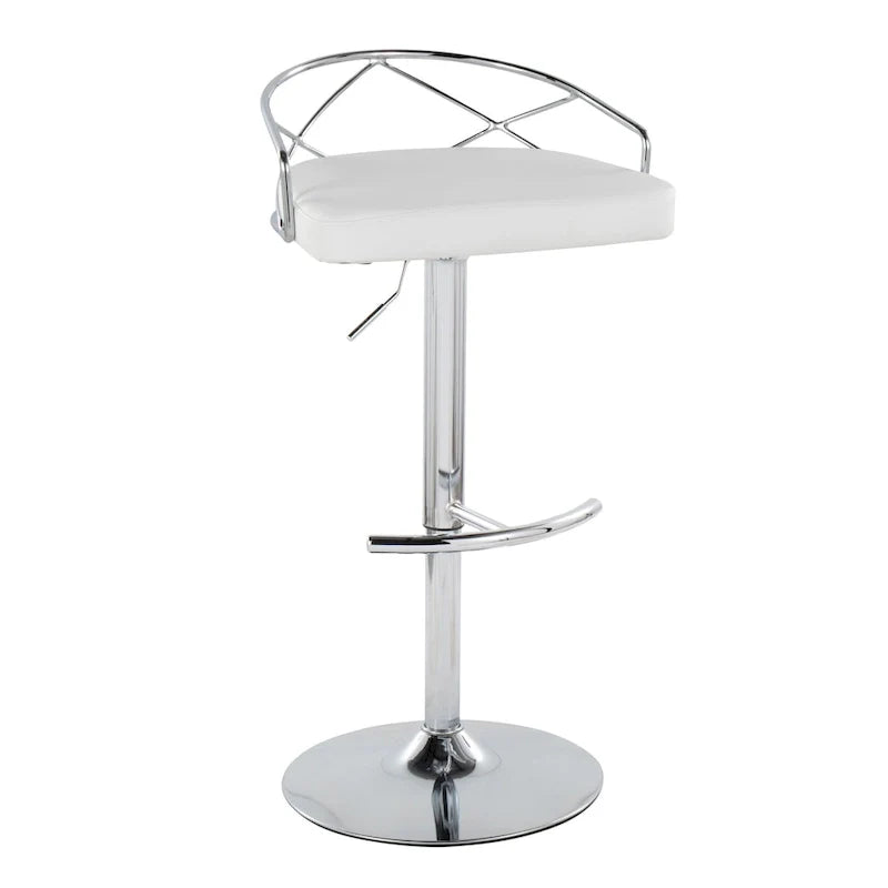 Adjustable Swivel Bar Stool (Set of 2)