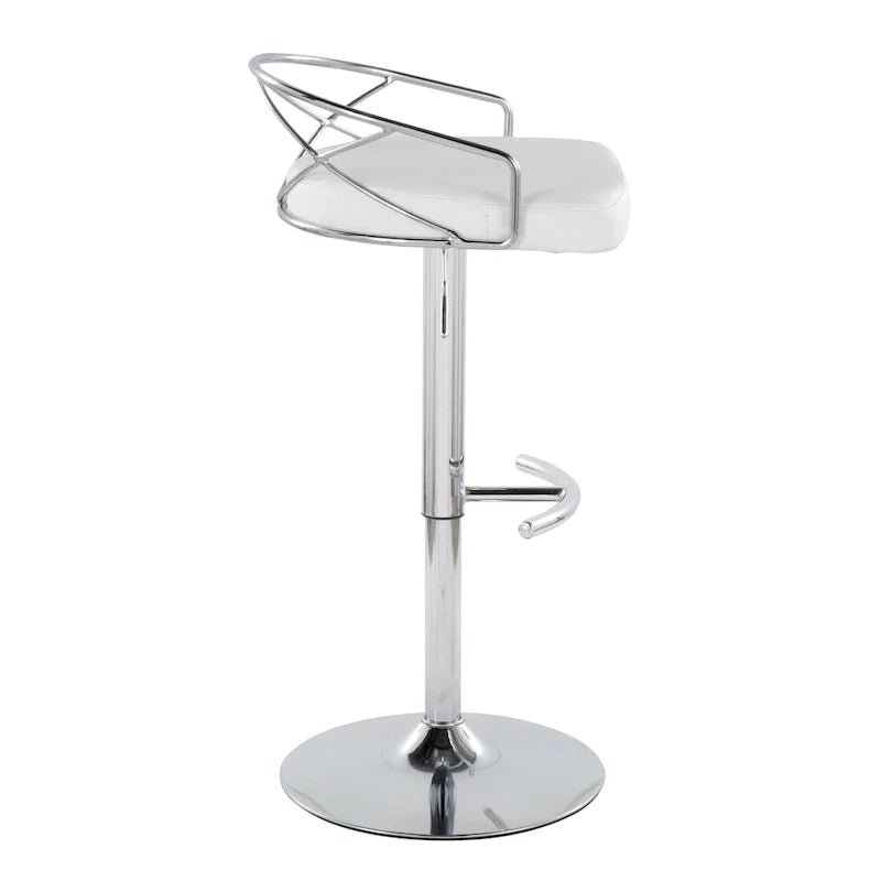 Adjustable Swivel Bar Stool (Set of 2)