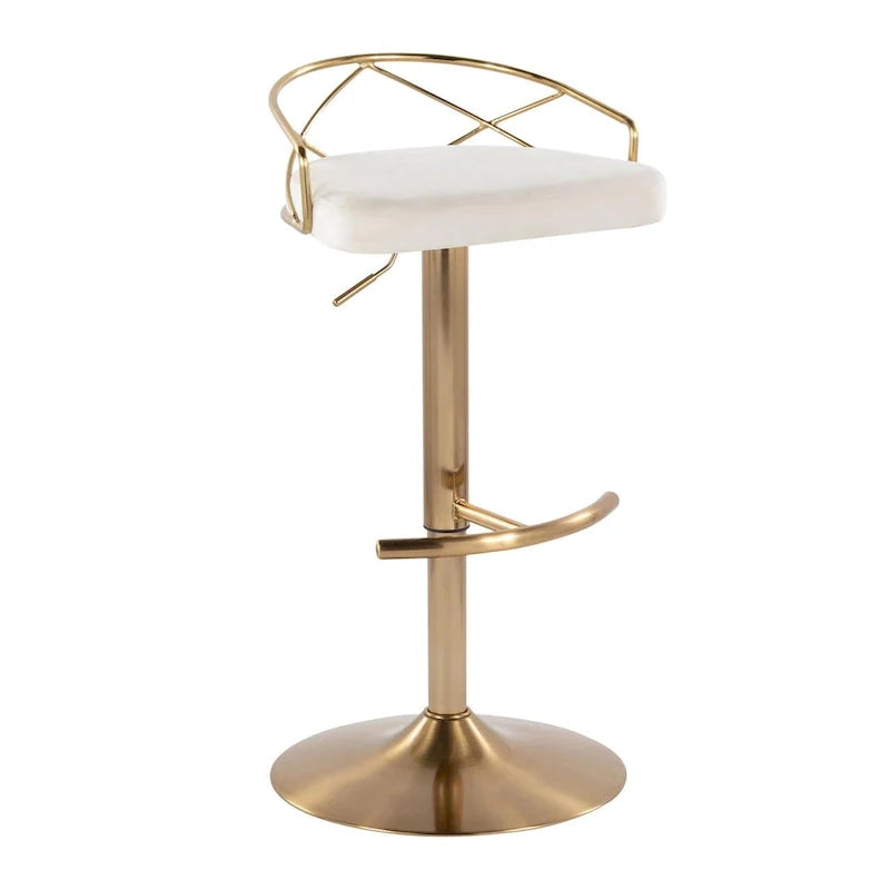 Adjustable Swivel Bar Stool (Set of 2)