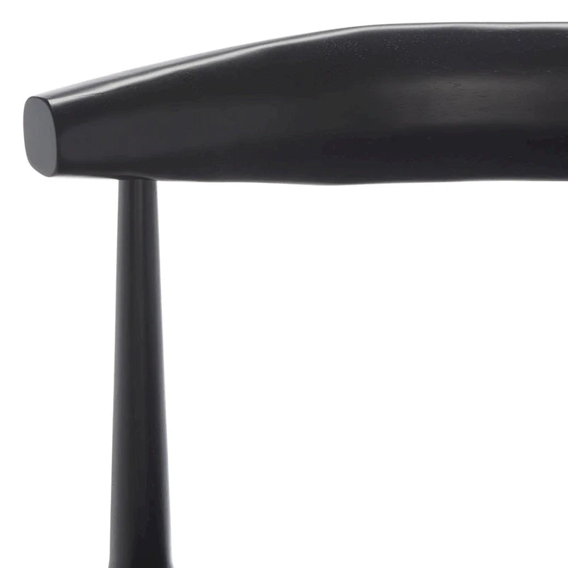 Retro 30-Inch Bar Stool with Curved Bentwood Back – 22W x 21D x 42H