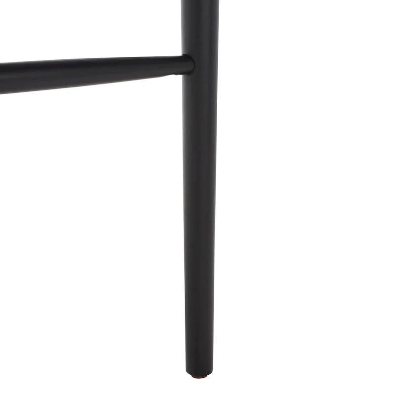 Retro 30-Inch Bar Stool with Curved Bentwood Back – 22W x 21D x 42H