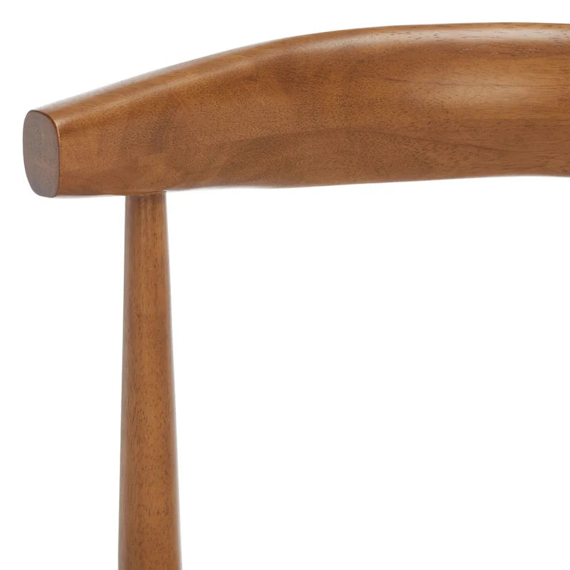Retro 30-Inch Bar Stool with Curved Bentwood Back – 22W x 21D x 42H