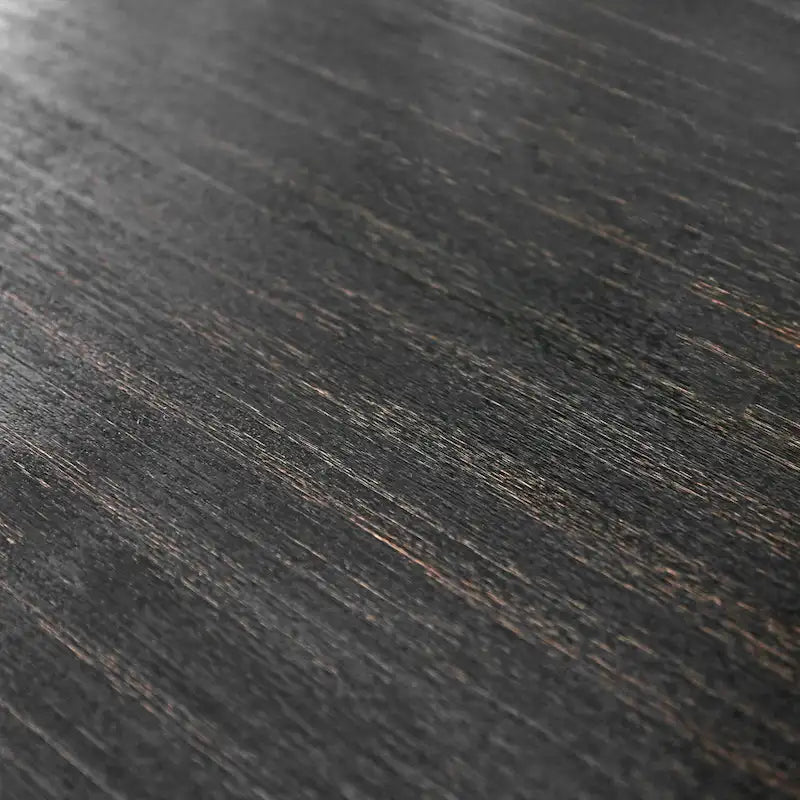 Rectangular Solid Wood Dining Table – Antique Black