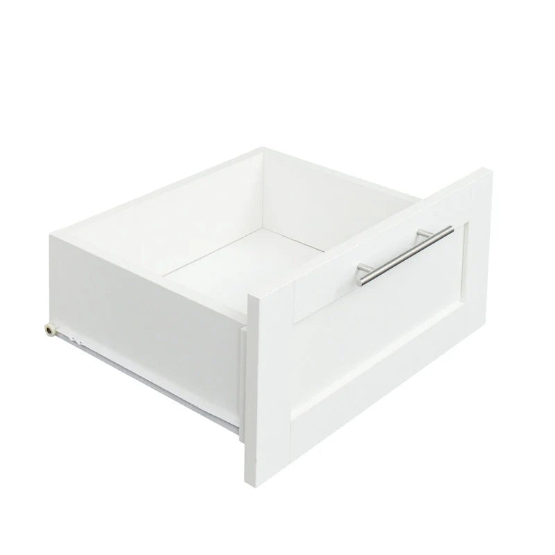 High Wardrobe with 2 Drawers and 5 Storage Compartments