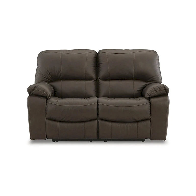 Brown Power Reclining Loveseat